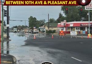 Water main break closes part of Nob Hill Boulevard in Yakima