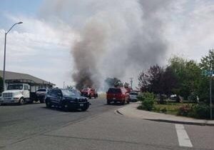 Wildfire burns 2 acres in Pasco along Lewis Street