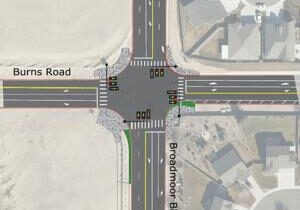 Project upgrading Broadmoor Boulevard-Burns Road intersection in Pasco starts July 22