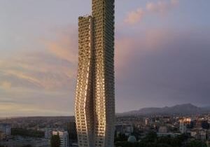 Sassy new skyscraper resembles cheeky leg pose