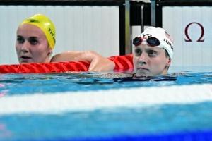 Ledecky in charge but Slovak swimmer collapses