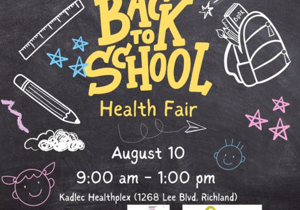 Back-to-School Health Fair offering vaccines, physicals set for Kadlec on Aug. 10