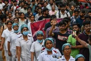 Thousands march, doctors plan new strike over colleague’s brutal murder