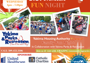 Family Fun Night and Resource Fair set for Yakima’s Miller Park on Aug. 21