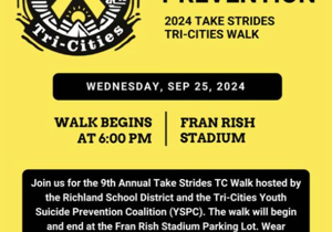 Take Strides suicide prevention walk set for Sept. 25 in Richland