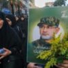 Mourners at commander’s funeral express loyalty to Hezbollah