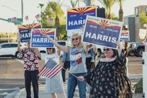 ‘Country over party’: Arizona Republicans channel McCain with Harris support