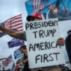 Nerves in Florida as Trump faithful gather for results