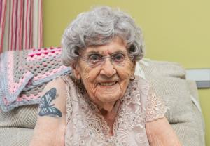 Great-grandmother plans to get more tattoos for her 100th birthday