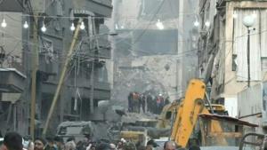 Fear in central Beirut district hit by Israeli strikes