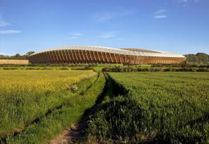 Plans for world’s first wooden football stadium given green light