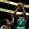 NBA fines Celtics forward Brown for throat-slash gesture