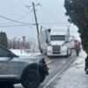 Semi truck crash and fire causes Mapleway Road closure in Selah