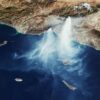 Satellite images reveal shocking scale of Californian wildfires