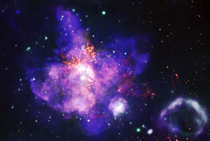 Space telescopes give lovely look at cosmic bouquet for Valentine’s Day